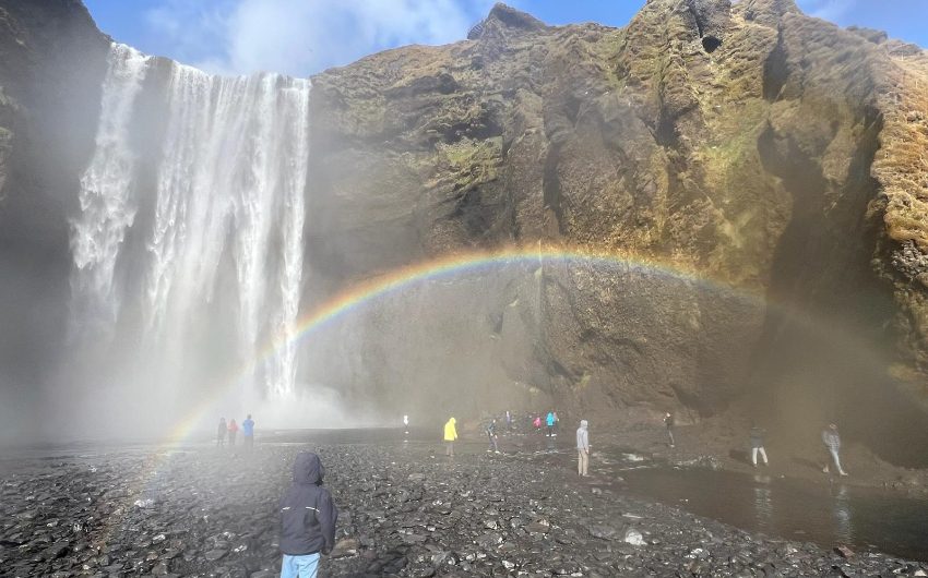 waterfall in Iceland