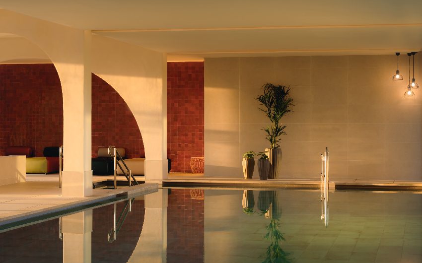 Indoor pool at The Andalusian Spa & Golf Retreat