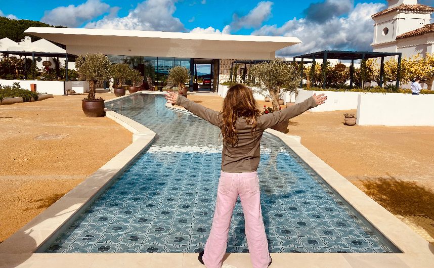 Girl at the Andalusian Spa & Golf Retreat
