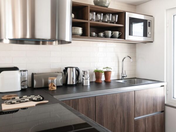 Kitchen inside a Farmloft at the Alentejo Farmhouse