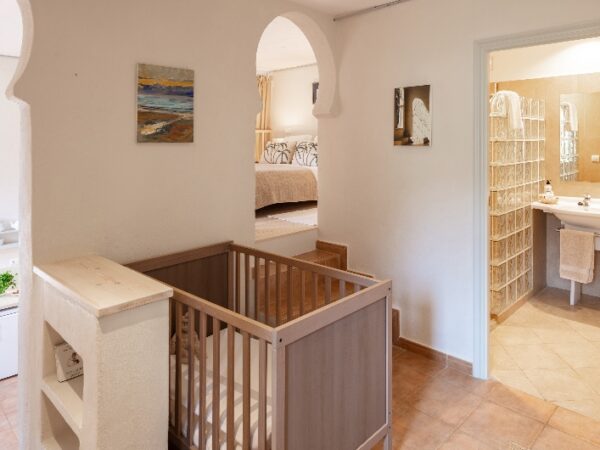 View from the hallway of different rooms in the Costa Blanca Family Retreat