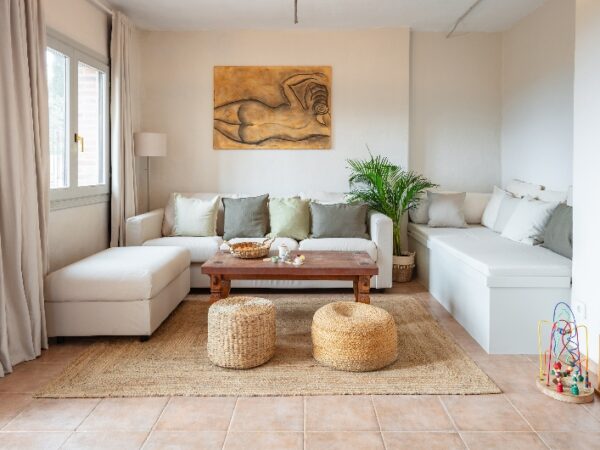 Living room area with some kids toys