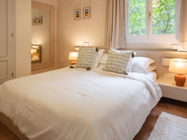 a double bedroom inside the Costa Blanca Family Retreat