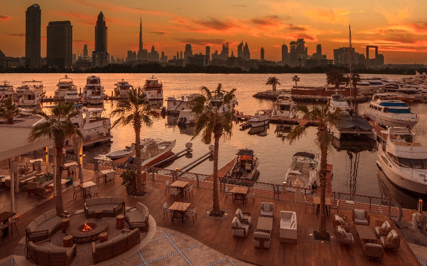 Sunset views at Park Hyatt Dubai