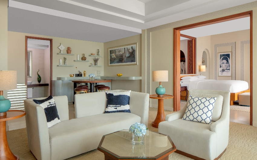 Room decor at Park Hyatt Dubai