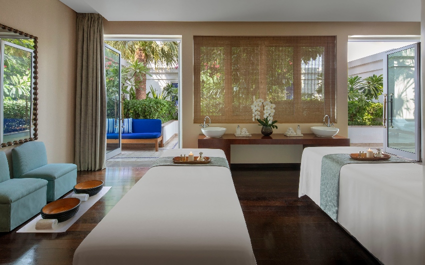 Treatment room at Spa at Park Hyatt Dubai