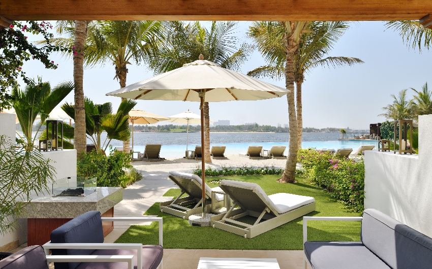 Sunloungers at Park Hyatt Dubai