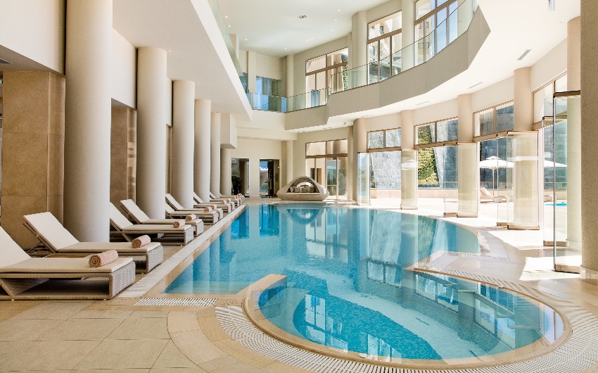 Indoor pool at Spa at Ikos Oceania