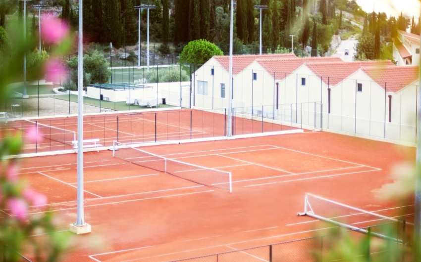 Tennis courts at Sun Gardens Dubrovnik