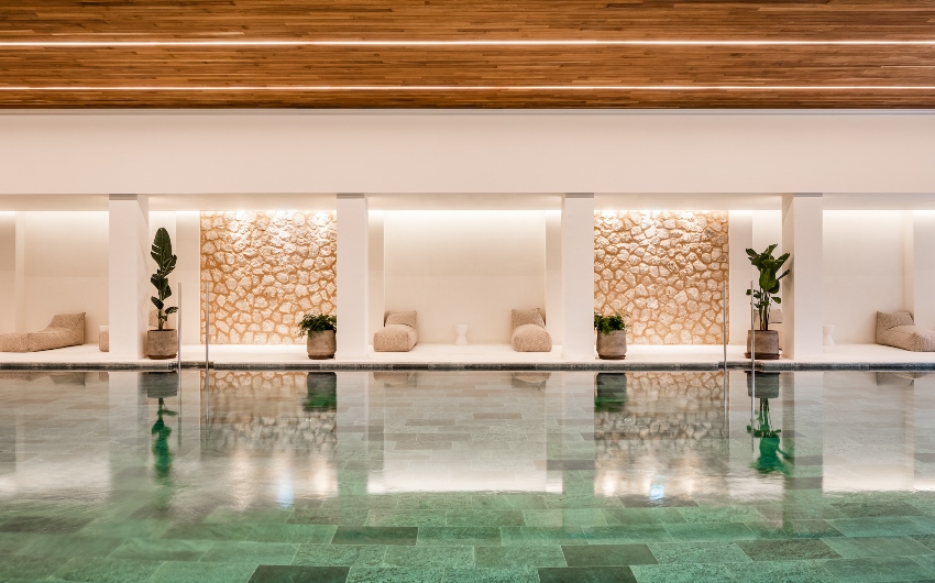 Indoor pool at Kimpton Mallorca Aysla