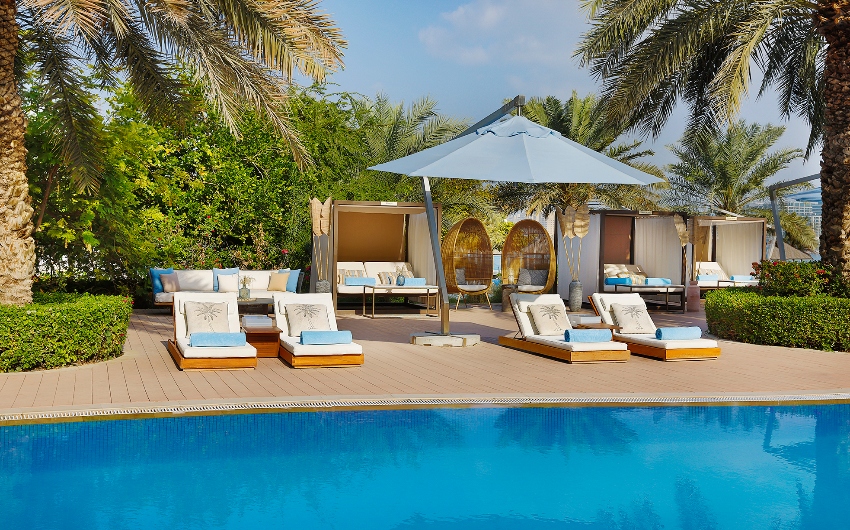 Adults only pool at the Westin Dubai Mina Seyahi Beach Resort & Marina