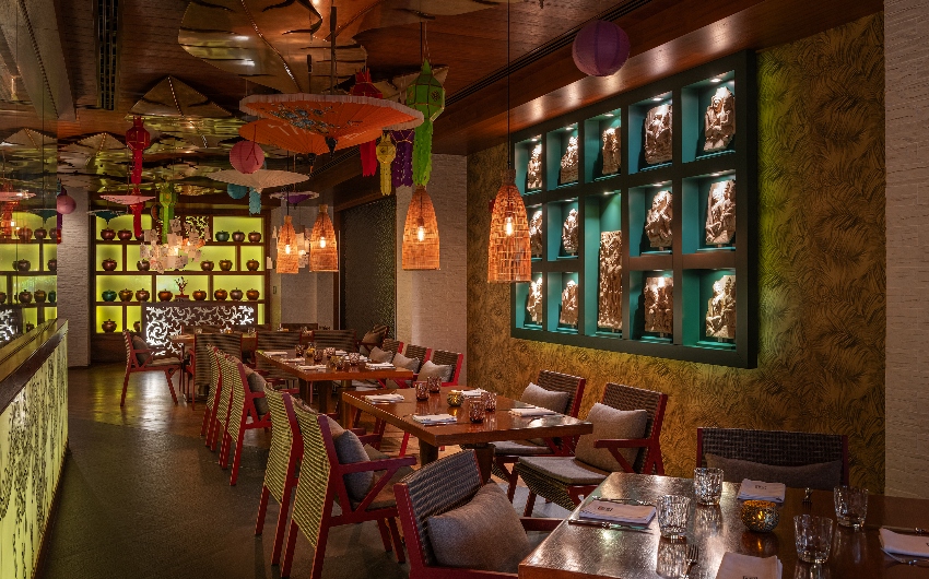 Restaurant interior at the Westin Dubai Mina Seyahi Beach Resort & Marina