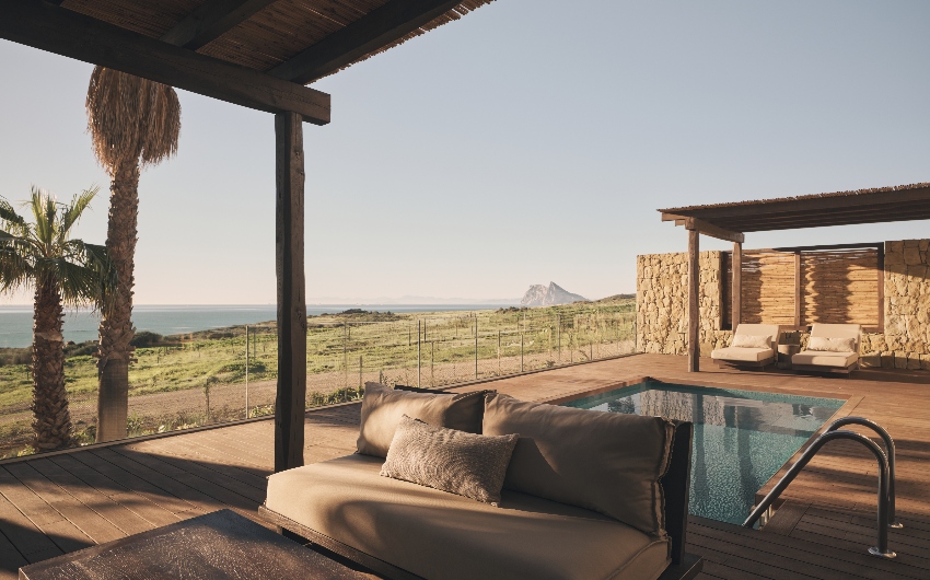 Accommodation with private pool at OKU Andalusia