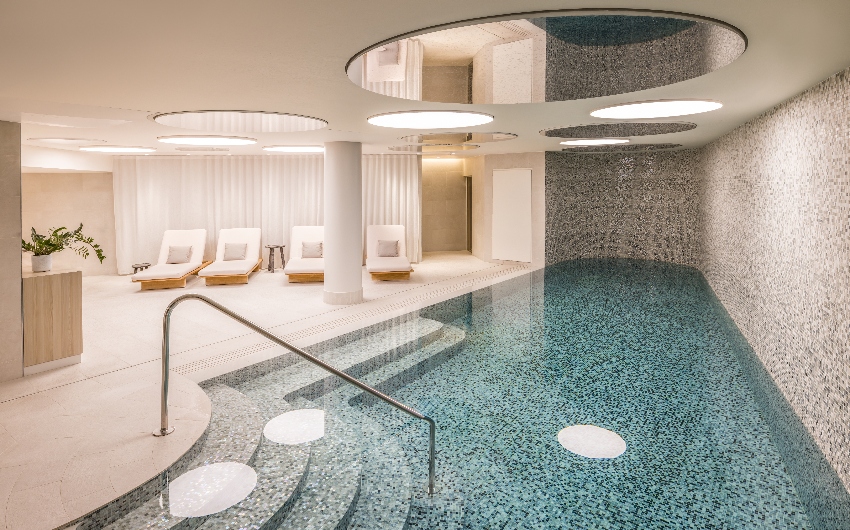 Indoor pool at Kimpton St. Honoré Paris