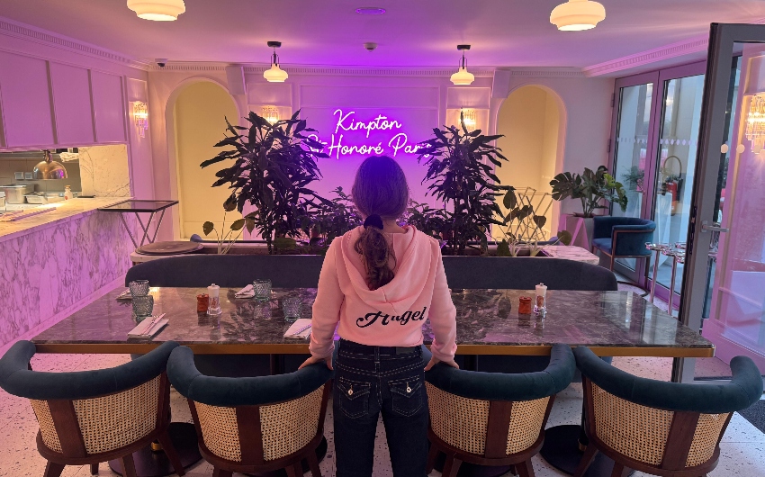 Girl at Kimpton St. Honoré Paris